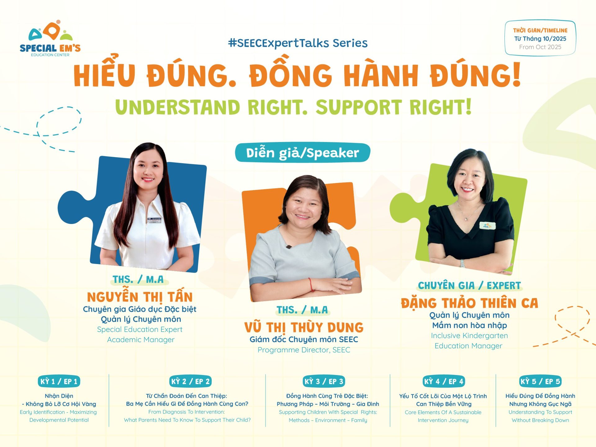 Special Em’s ra mắt chuỗi video #SEECExpertTalks: Hiểu đúng. Đồng hành đúng!